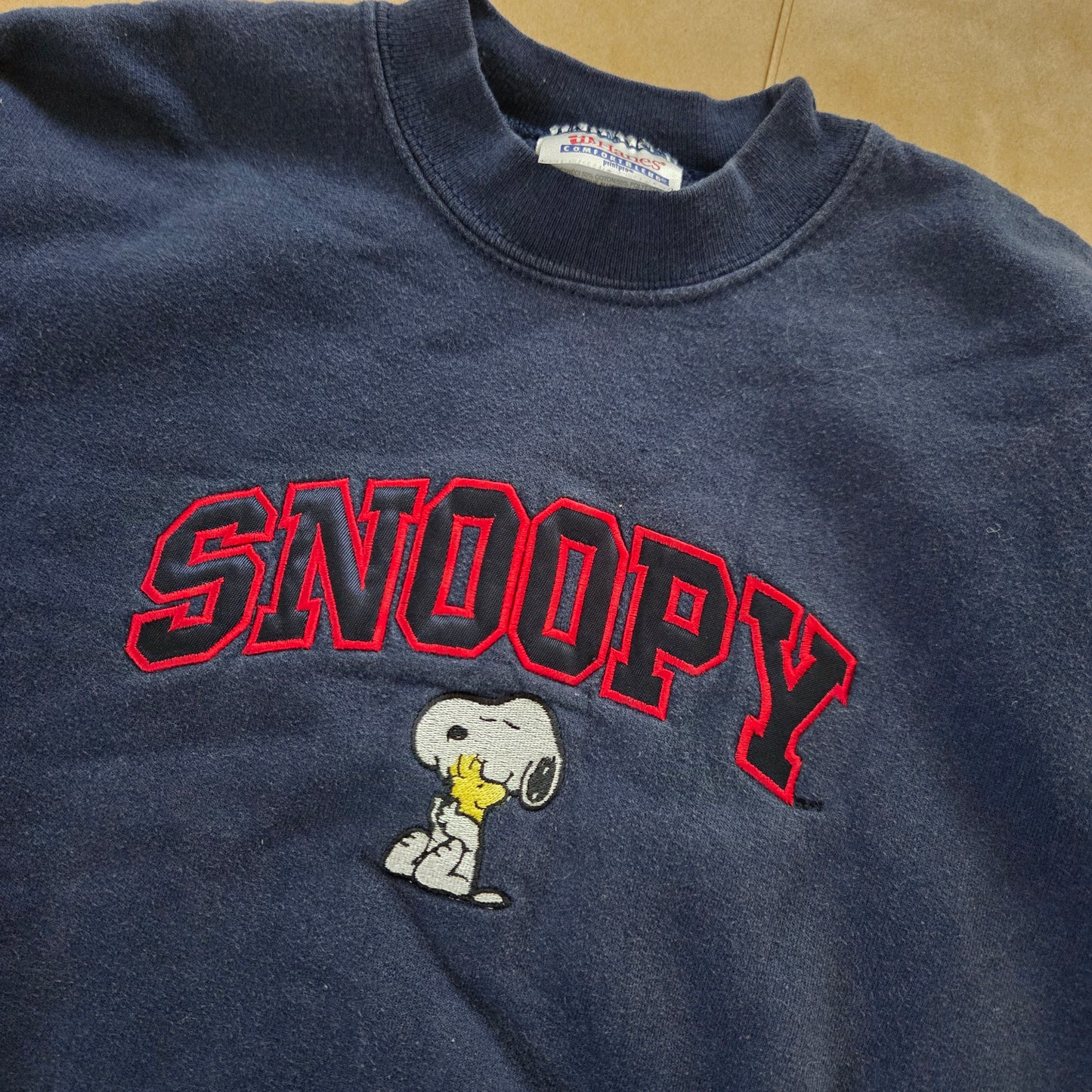 90s/Y2k Vintage Snoopy Navy Crewneck 5t/6