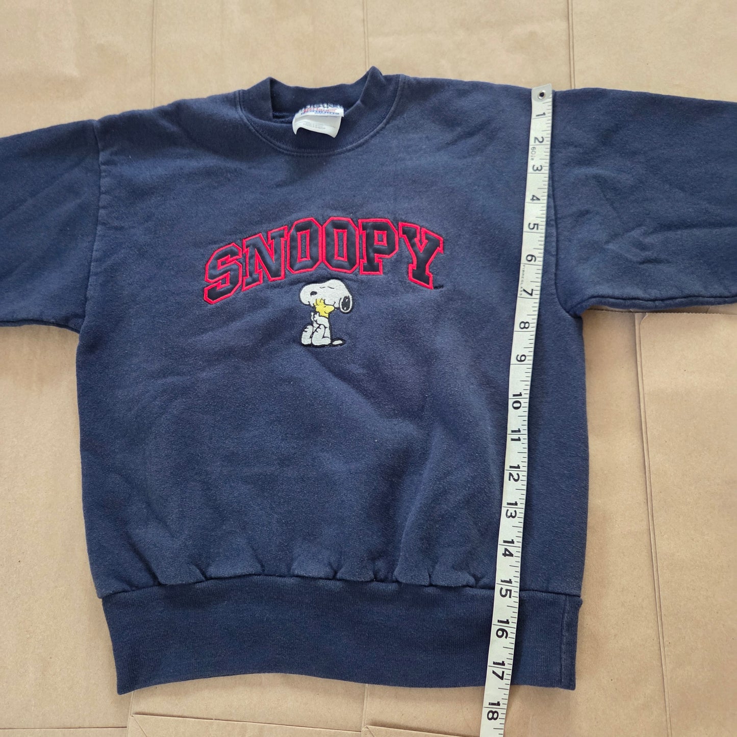 90s/Y2k Vintage Snoopy Navy Crewneck 5t/6