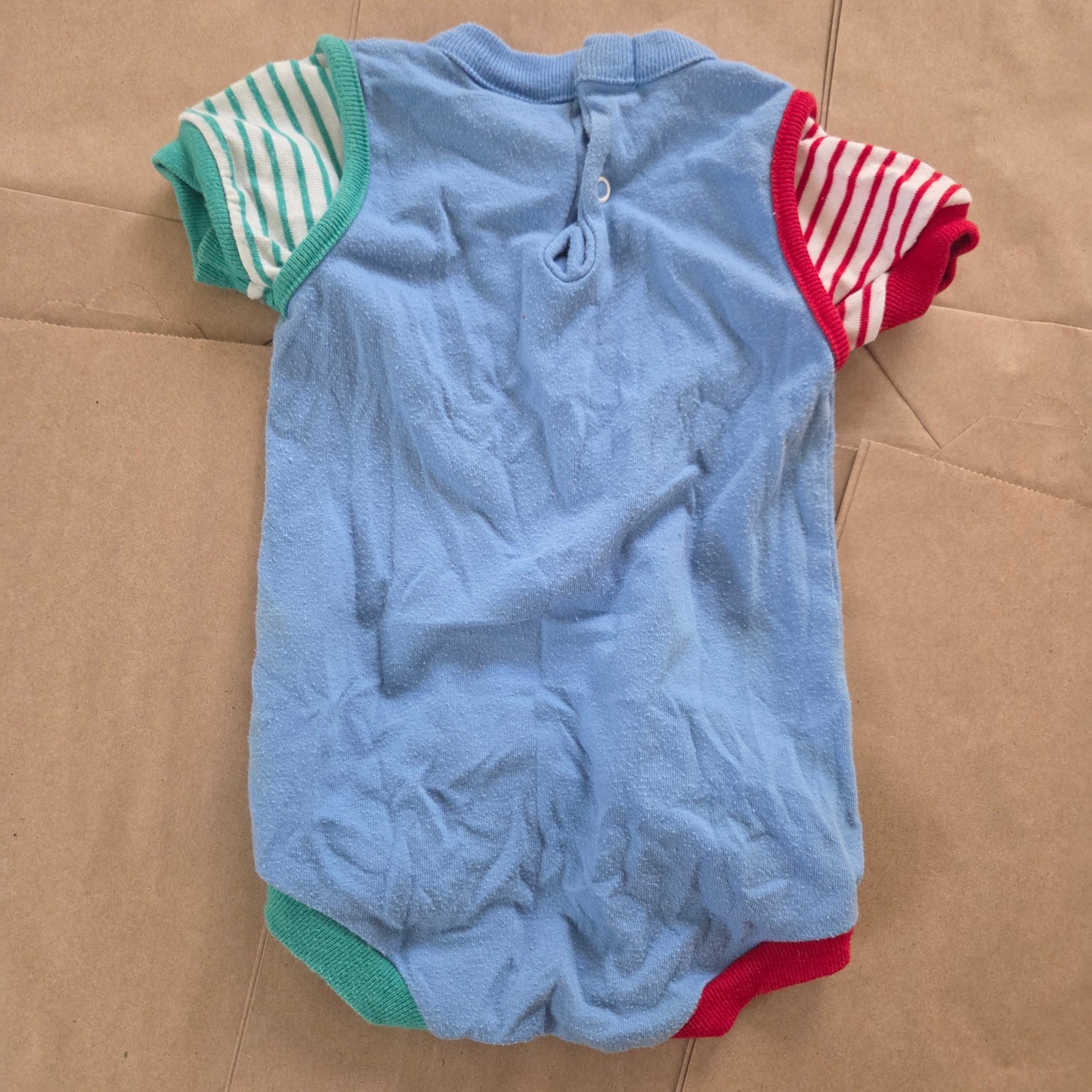 90s Vintage Dog Flying Kite Romper 6-9 months