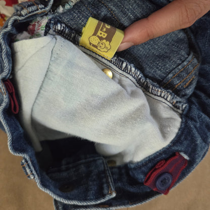 Y2K Levi's Upcycled Jean Skirt 3t/4t