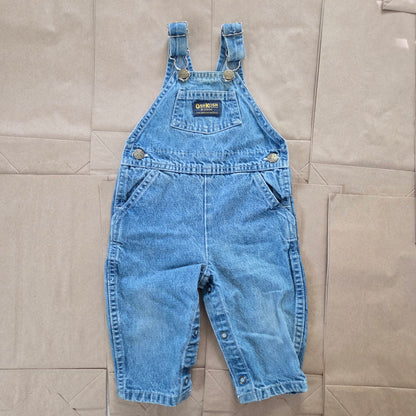 90s Vintage Oshkosh Denim Overalls 6-9 months