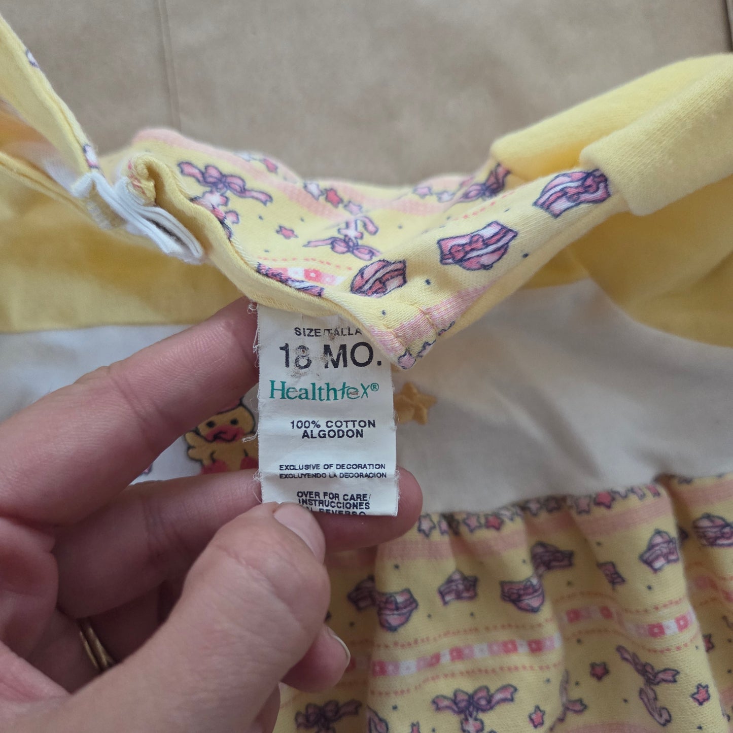 90s Vintage Healthtex Sailor Duck Cotton Romper 12-18 months