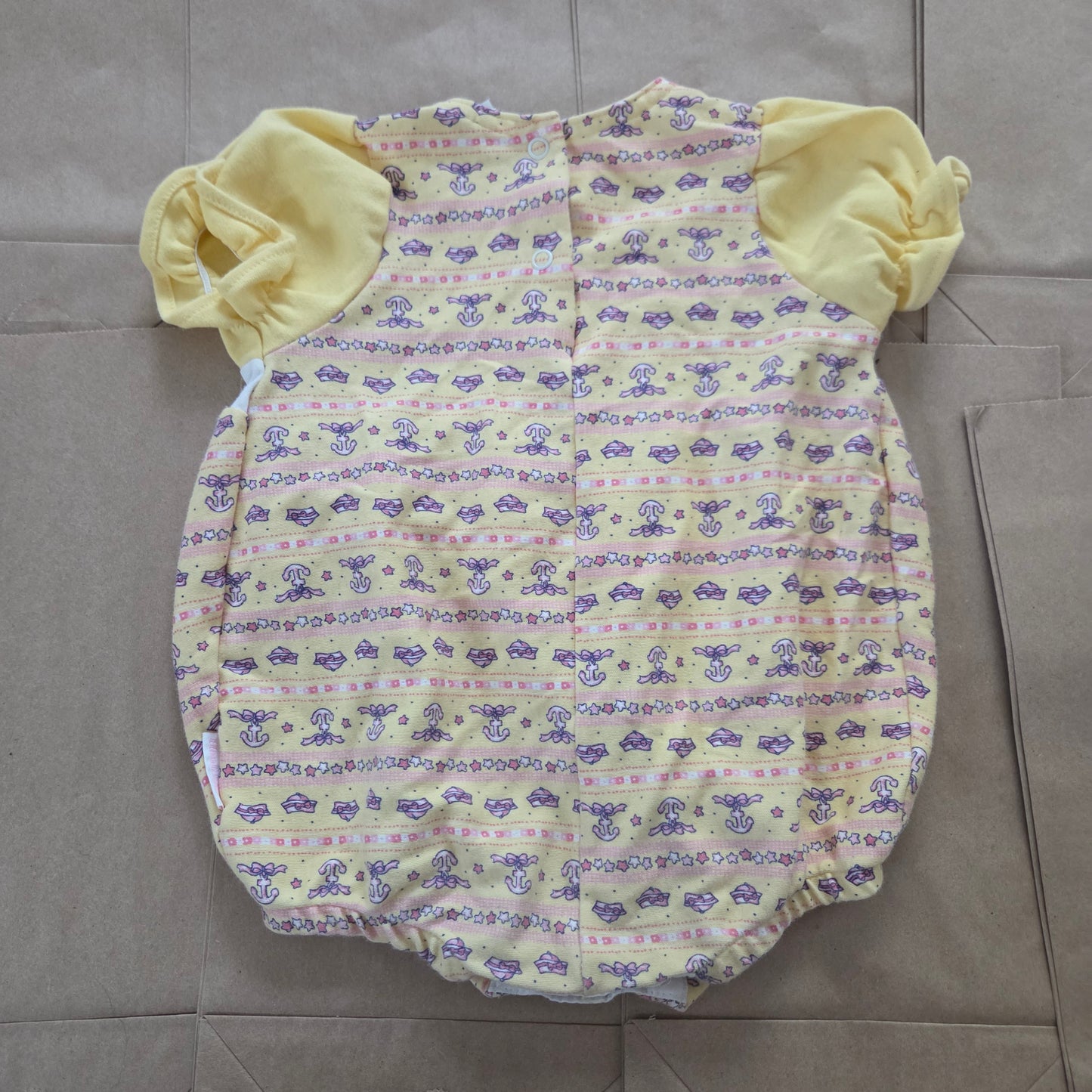 90s Vintage Healthtex Sailor Duck Cotton Romper 12-18 months