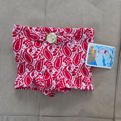 80s Vintage Paisley Swim Shorts 9-12 months
