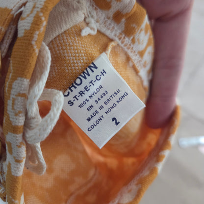 80s Vintage Ducky Swim Shorts 6-9 months