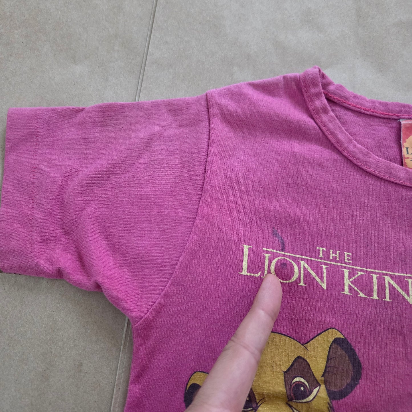90s Vintage Lion King Girly Top 4t/5t