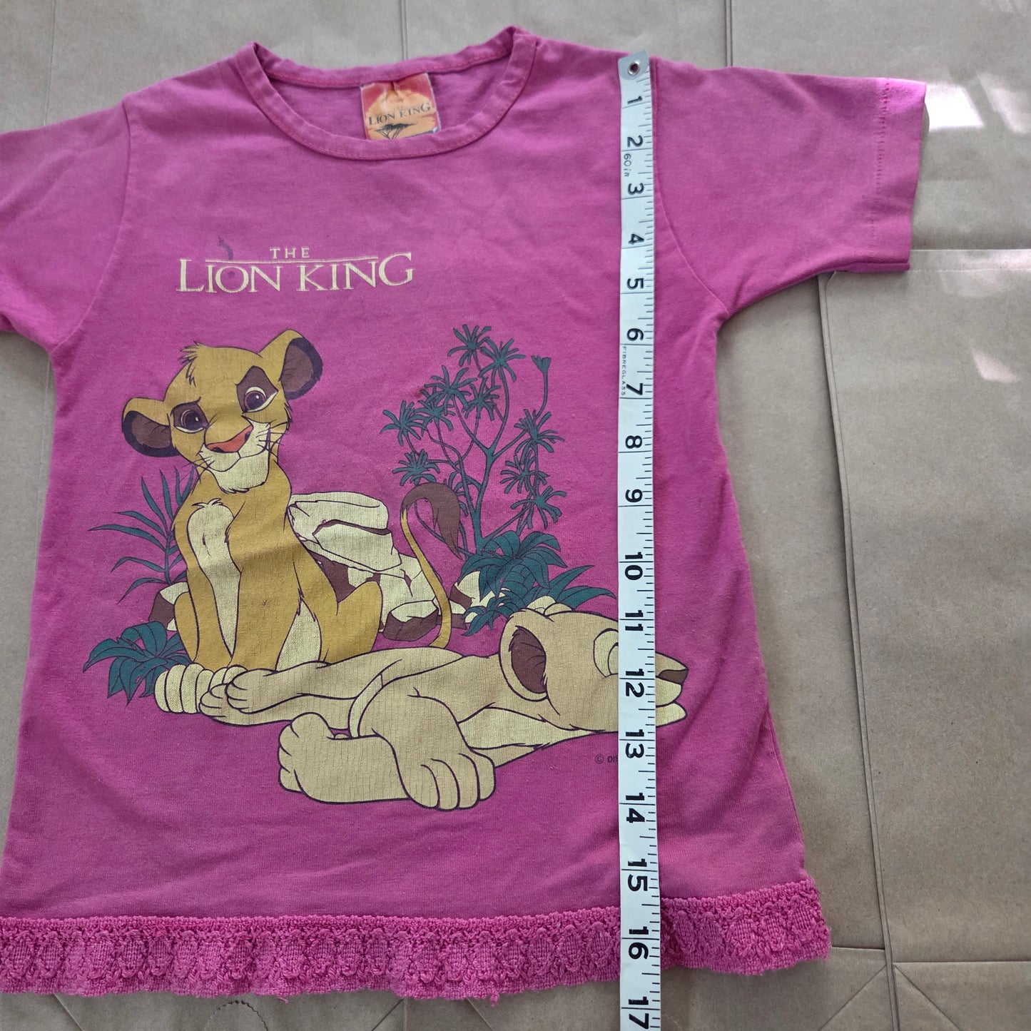 90s Vintage Lion King Girly Top 4t/5t