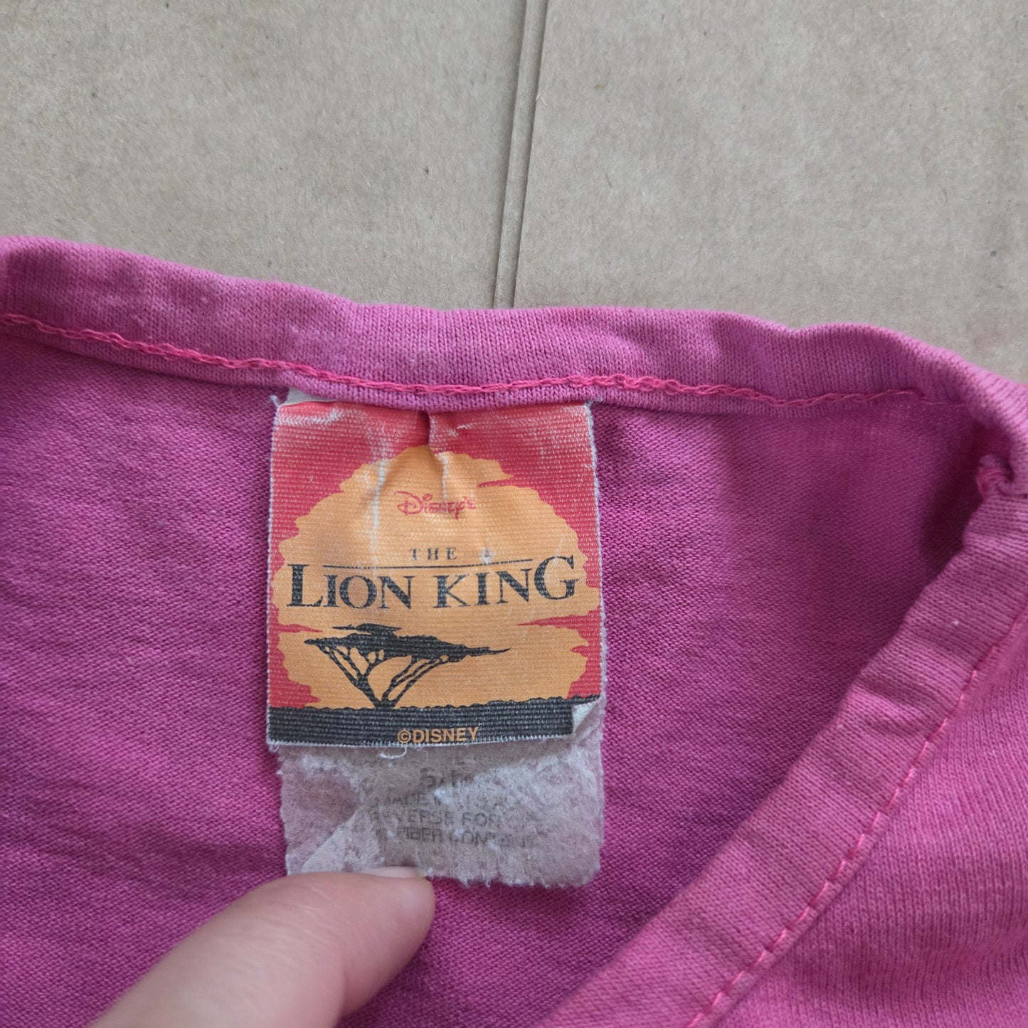 90s Vintage Lion King Girly Top 4t/5t