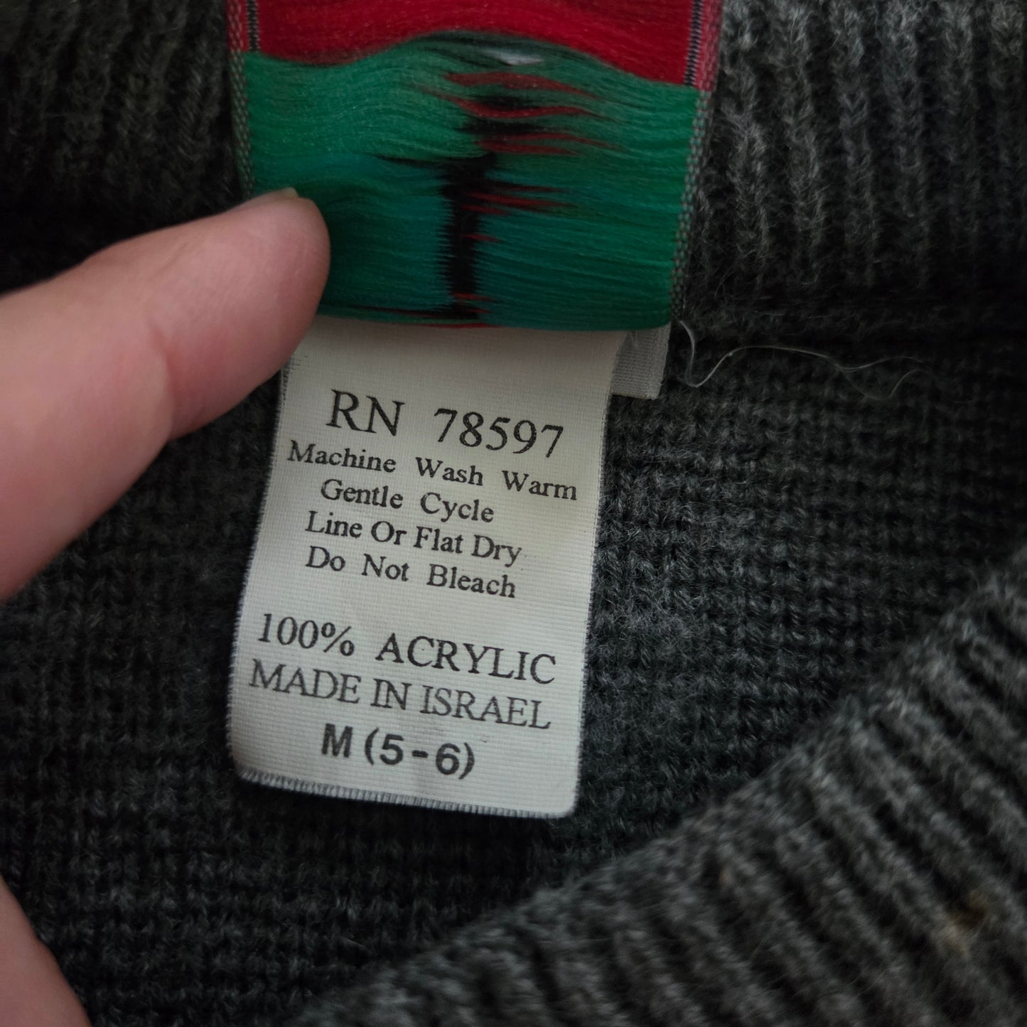 90s Vintage Astronaut Spaceship Knit Sweater 5t/6