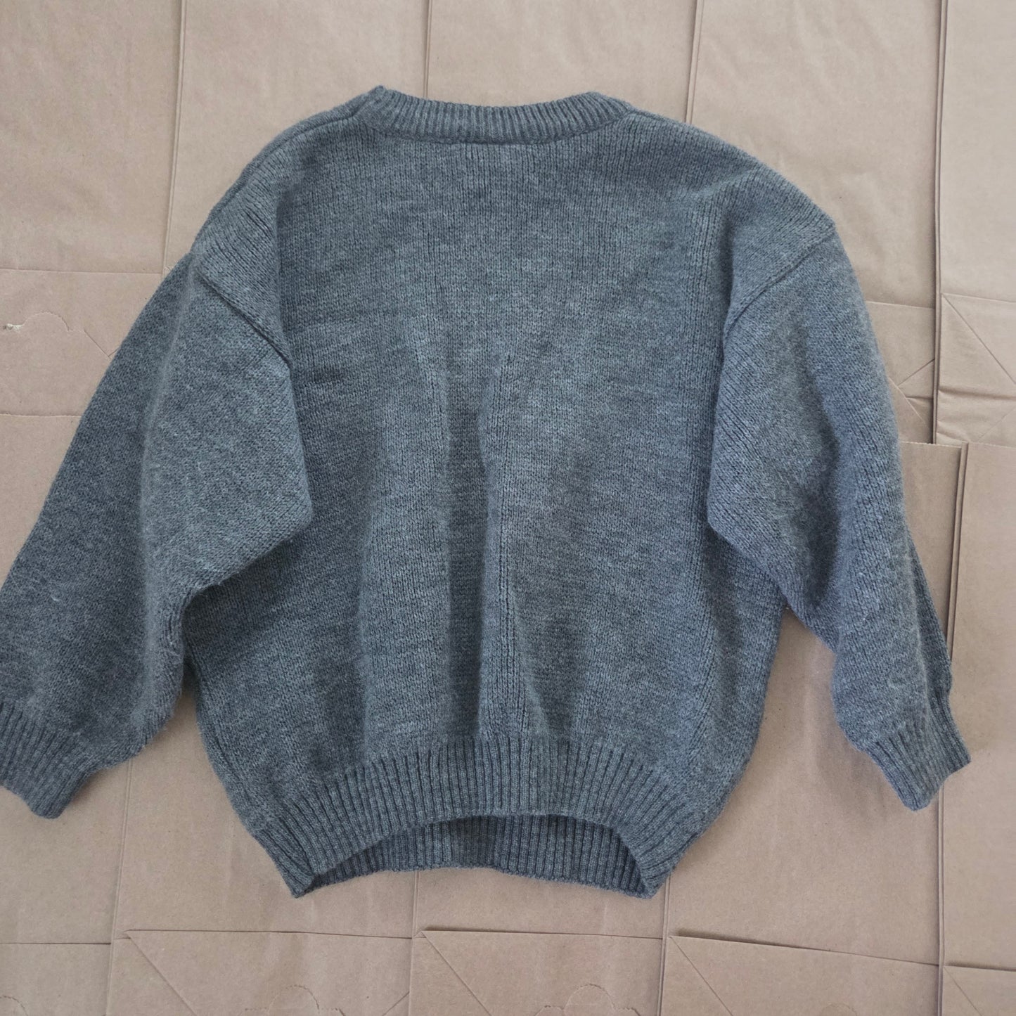 90s Vintage Astronaut Spaceship Knit Sweater 5t/6