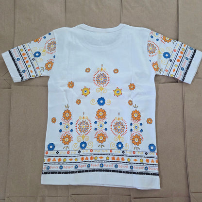 80s Vintage AOP Floral Tee 5t