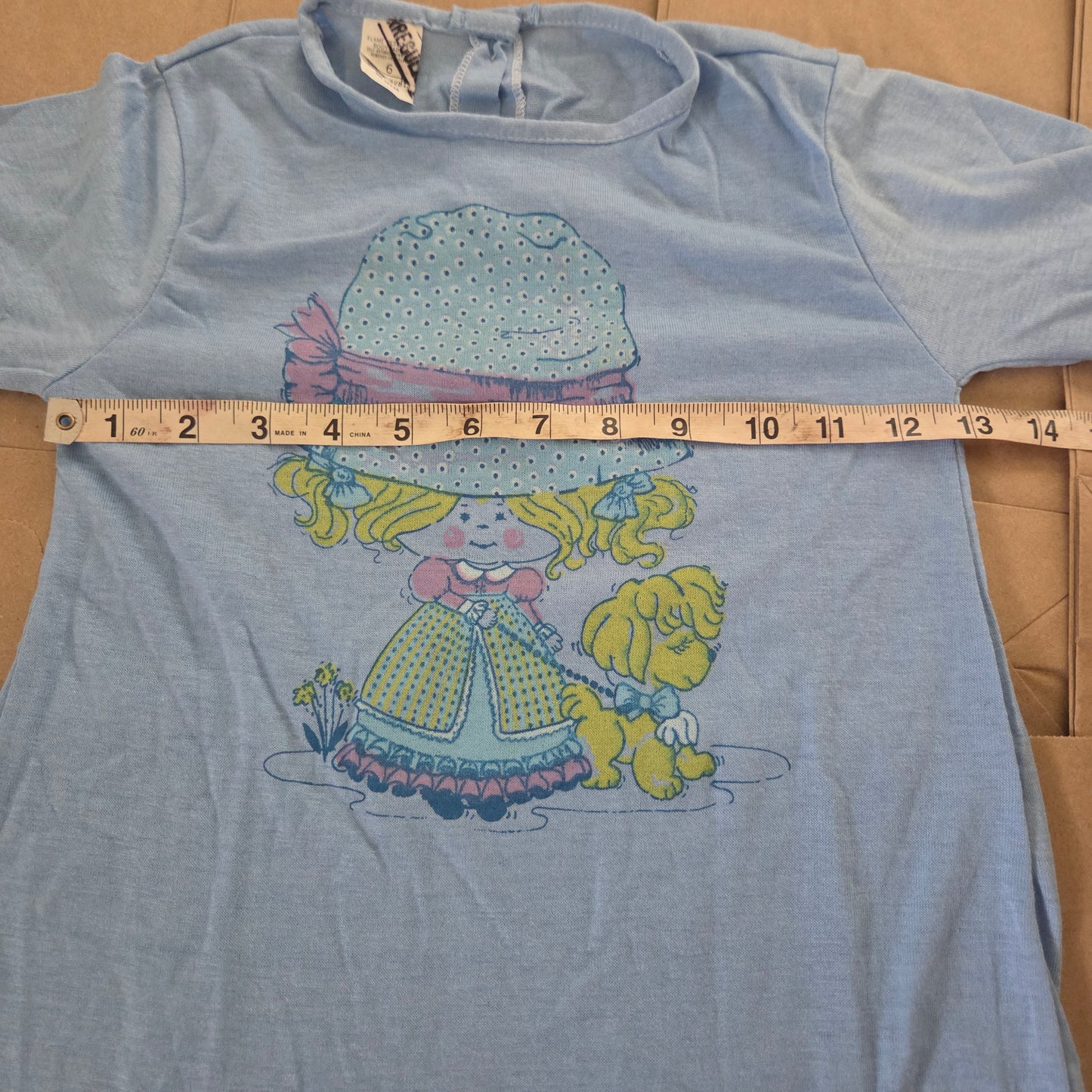 80s Vintage Cottage Girl Nightgown kids 6