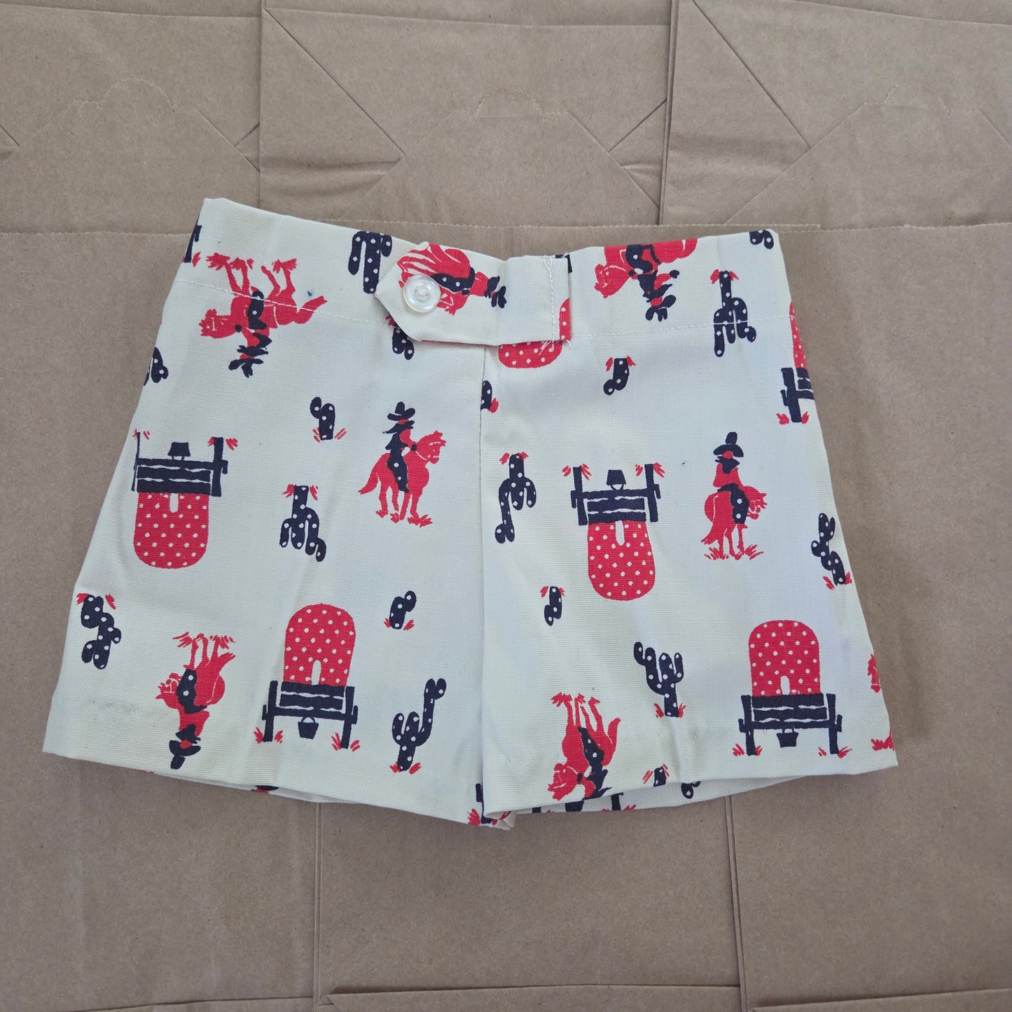 70s Vintage Western Trail Shorts 2t