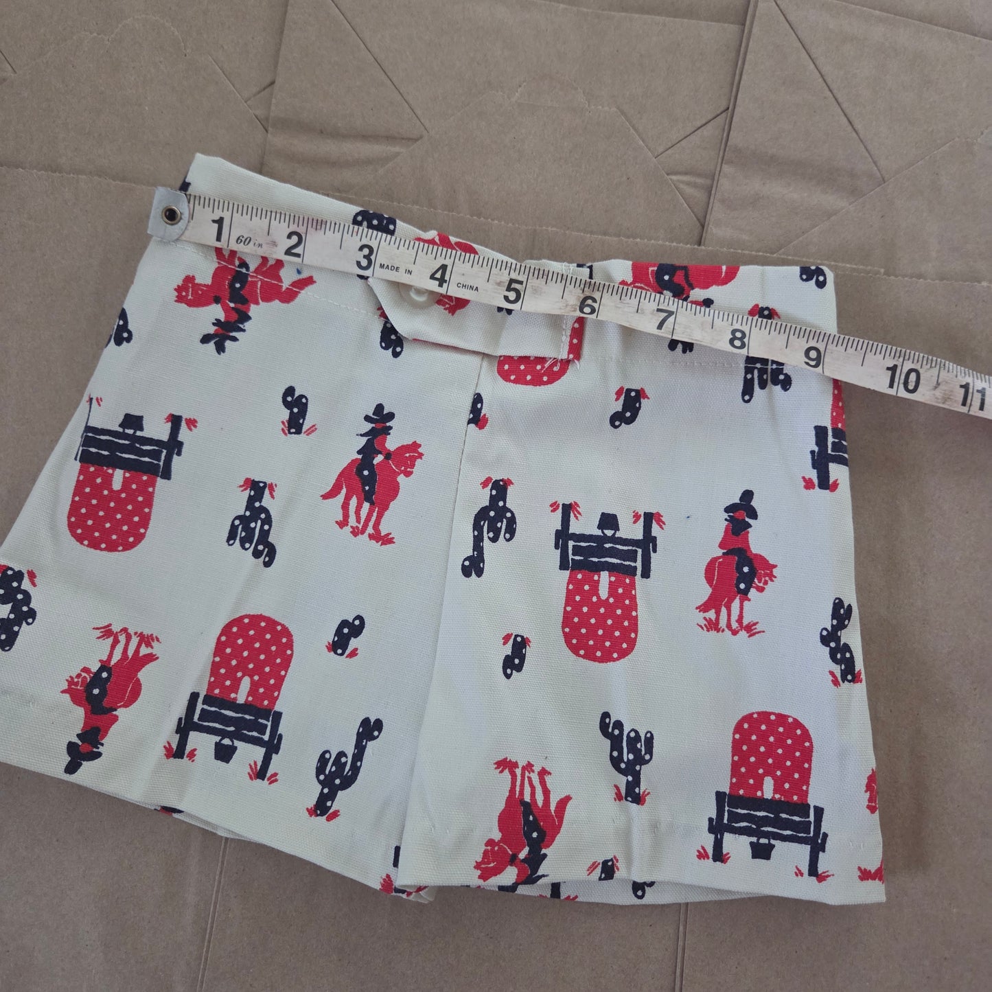 70s Vintage Western Trail Shorts 2t