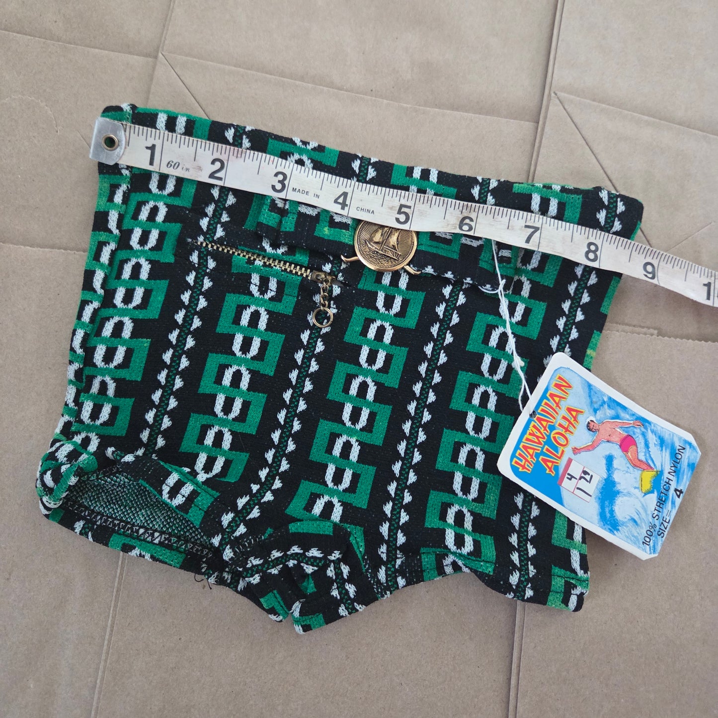 80s Vintage Deadstock Swim Shorts 9-12 months