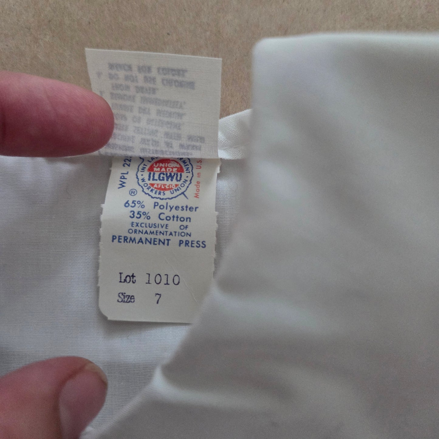 80s Vintage White Blouse 5t/6