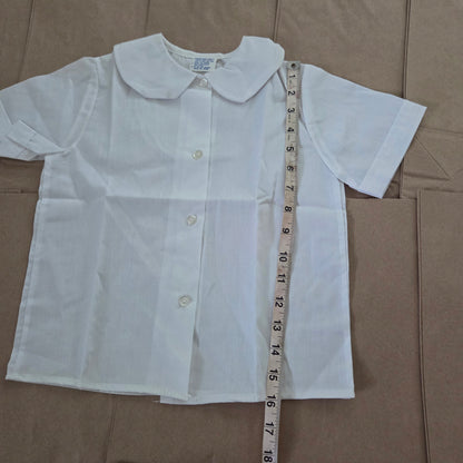 80s Vintage White Blouse 5t/6