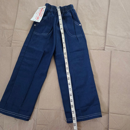80s Vintage Deadstock Navy Pants 4t/5t