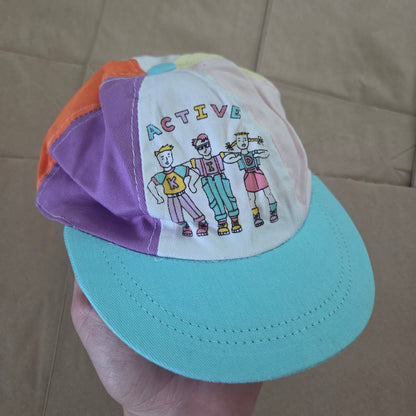 80s Vintage Active Kids Hat 2t-4t