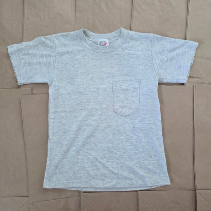 80s Vintage Gray Pocket Tee 5t/6