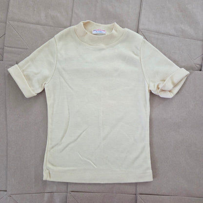 70s Vintage Cream Shirt 2t