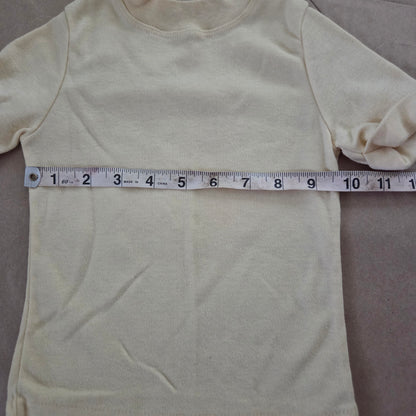 70s Vintage Cream Shirt 2t