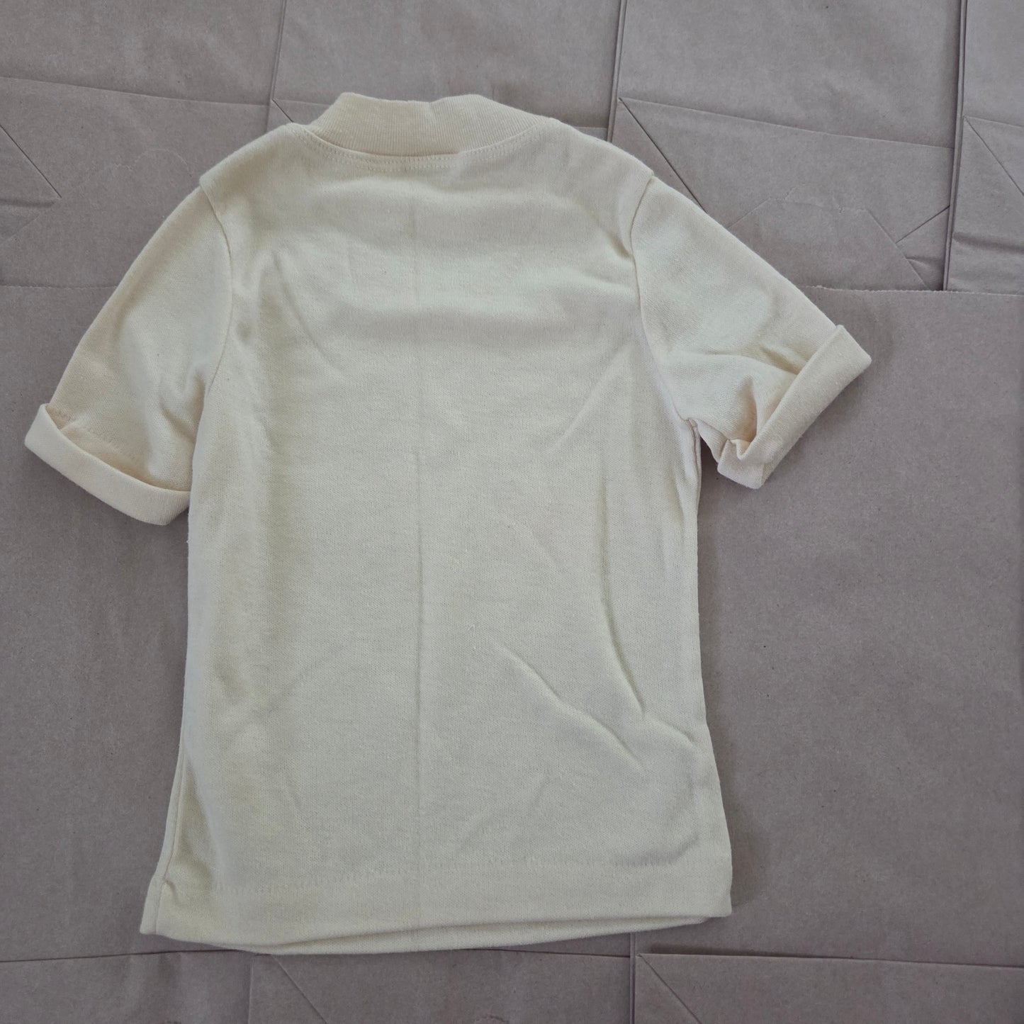 70s Vintage Cream Shirt 2t