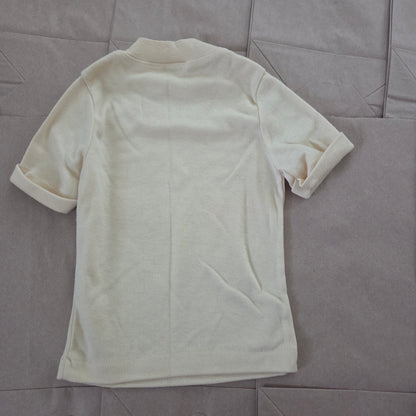 70s Vintage Cream Shirt 2t