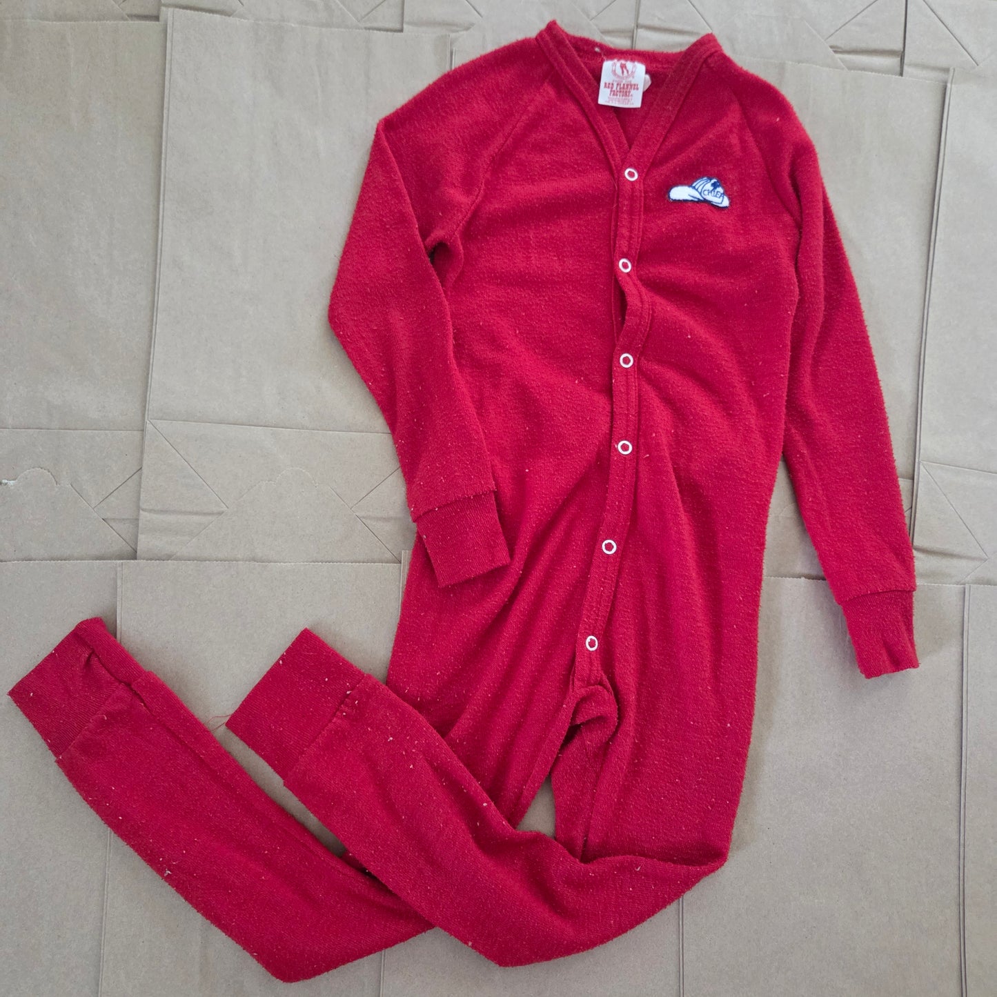 80s Vintage Fireman Pajamas 5t
