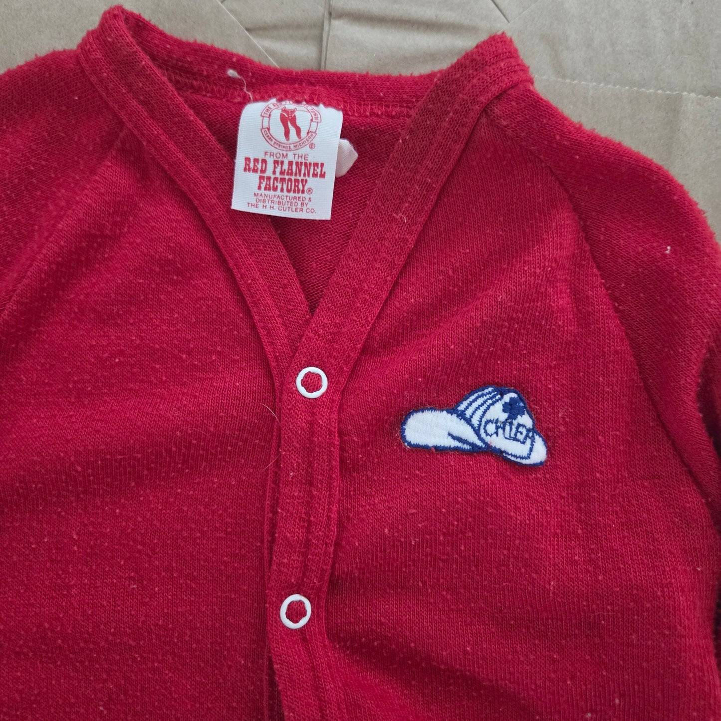 80s Vintage Fireman Pajamas 5t