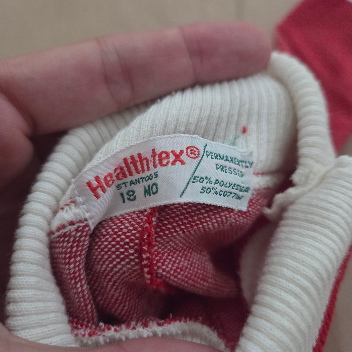 80s Vintage Healthtex Sailboat Bodysuit 12-18 months