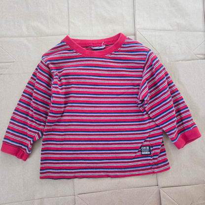 90s Vintage Oshkosh Striped Long Sleeve 12 months