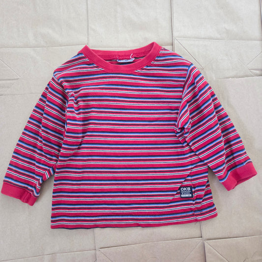 90s Vintage Oshkosh Striped Long Sleeve 12 months