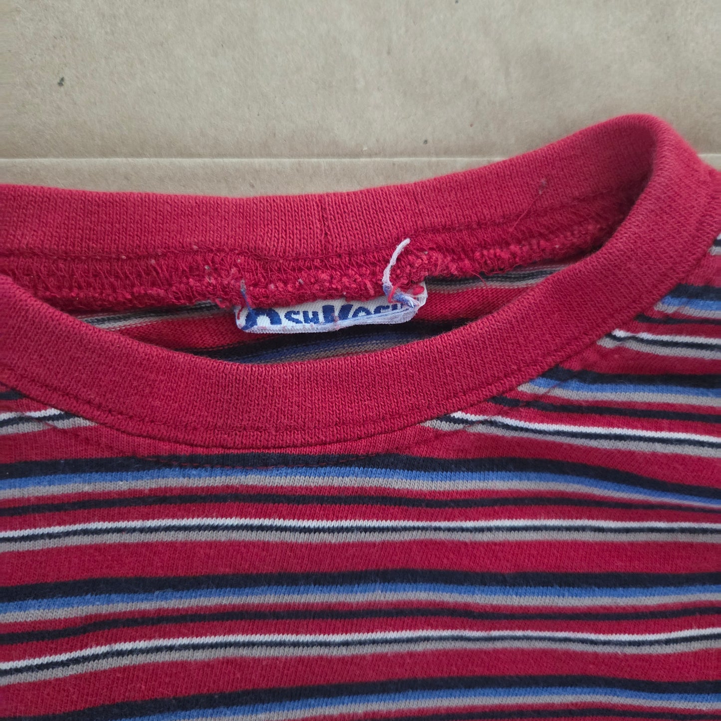 90s Vintage Oshkosh Striped Long Sleeve 12 months