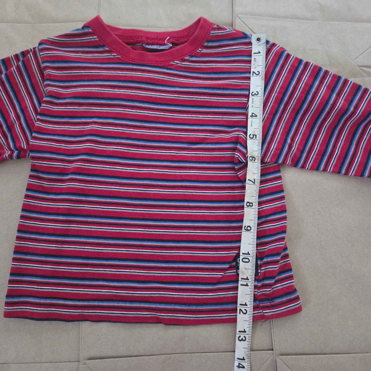 90s Vintage Oshkosh Striped Long Sleeve 12 months