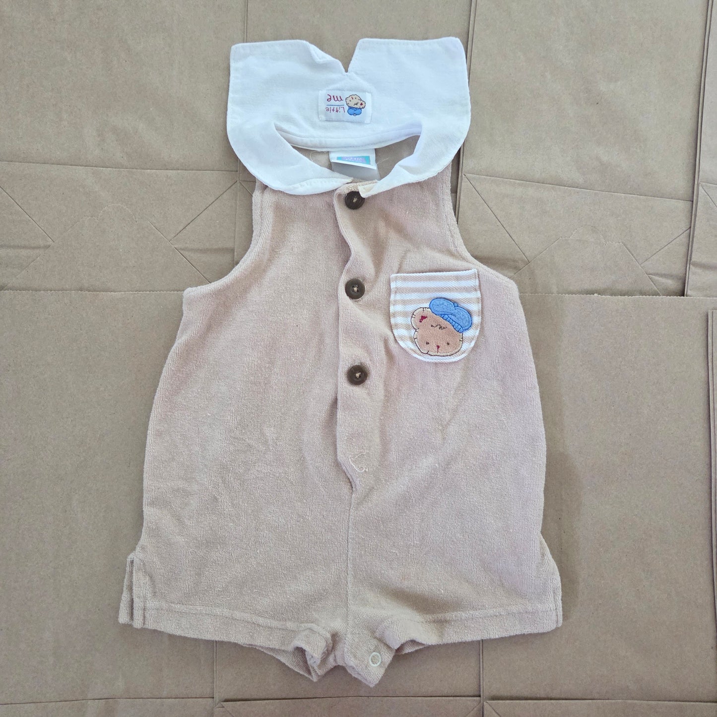 Y2k Vintage Sailor Bear Romper 6 months