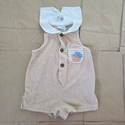 Y2k Vintage Sailor Bear Romper 6 months