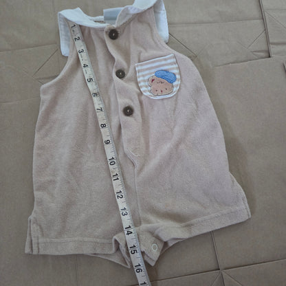 Y2k Vintage Sailor Bear Romper 6 months