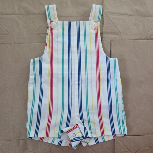 70s Vintage Striped Romper 9-12 months