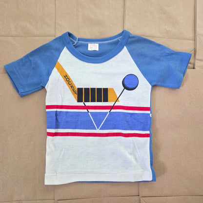 80s Vintage Hockey Tee 2t/3t