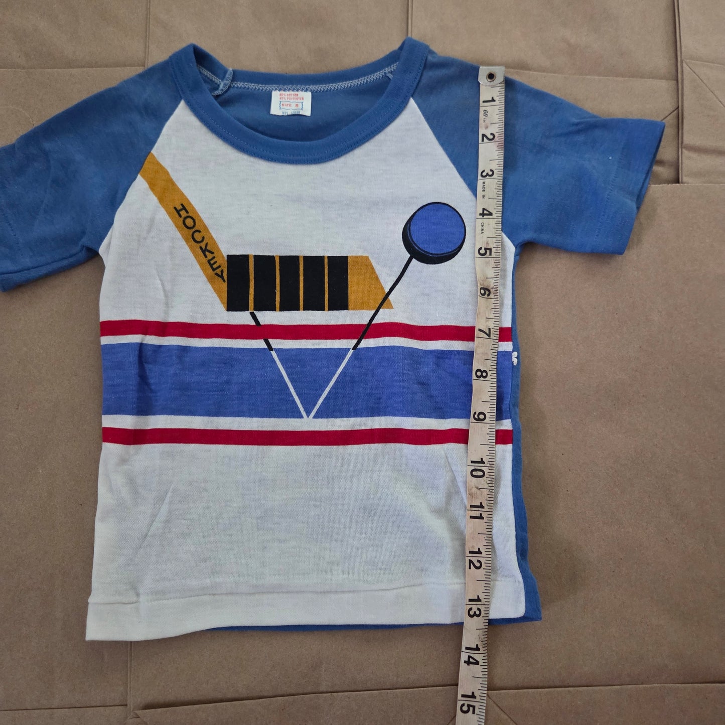 80s Vintage Hockey Tee 2t/3t