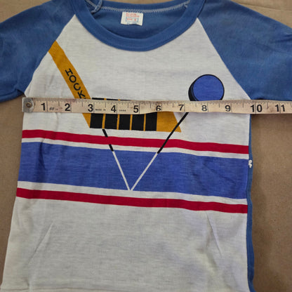 80s Vintage Hockey Tee 2t/3t
