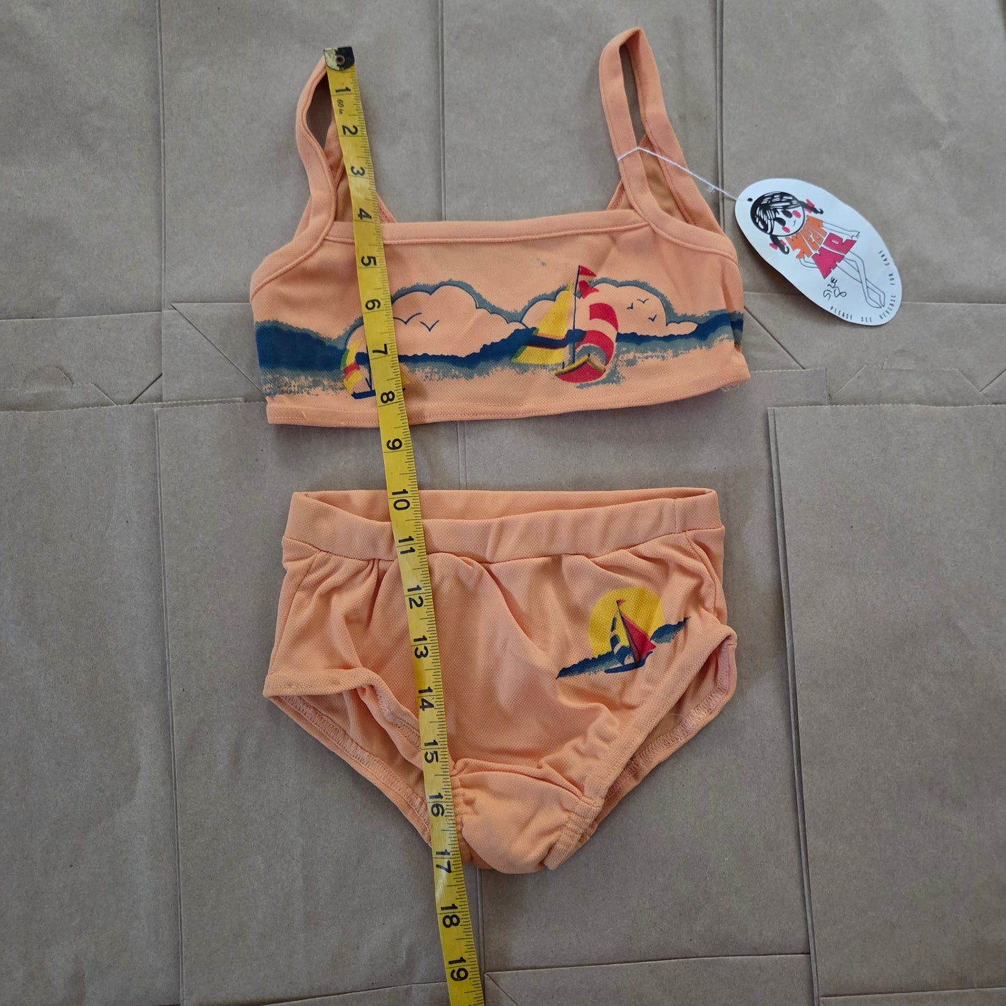 80s Vintage Deadstock Swimsuit 4t/5t