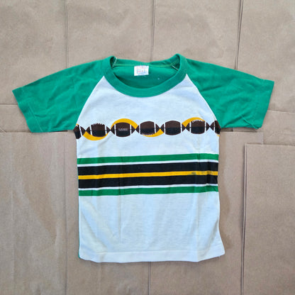 80s Vintage Football Tee 2t/3t