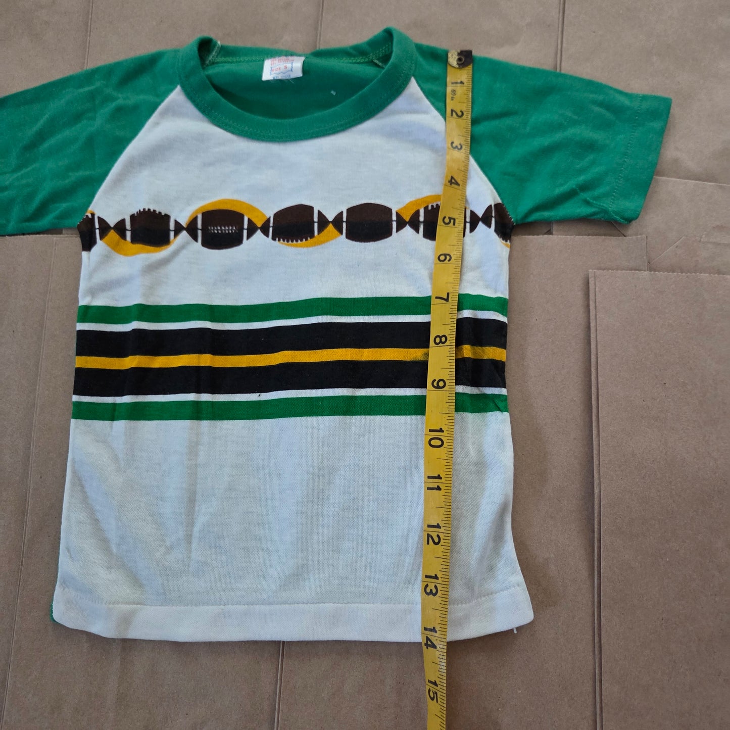 80s Vintage Football Tee 2t/3t