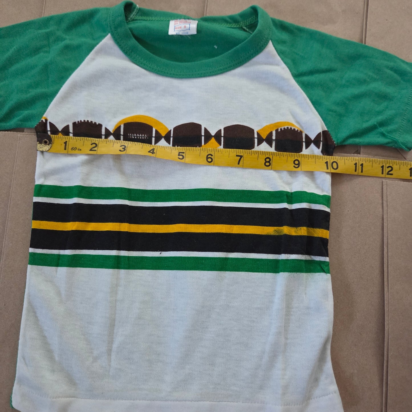 80s Vintage Football Tee 2t/3t