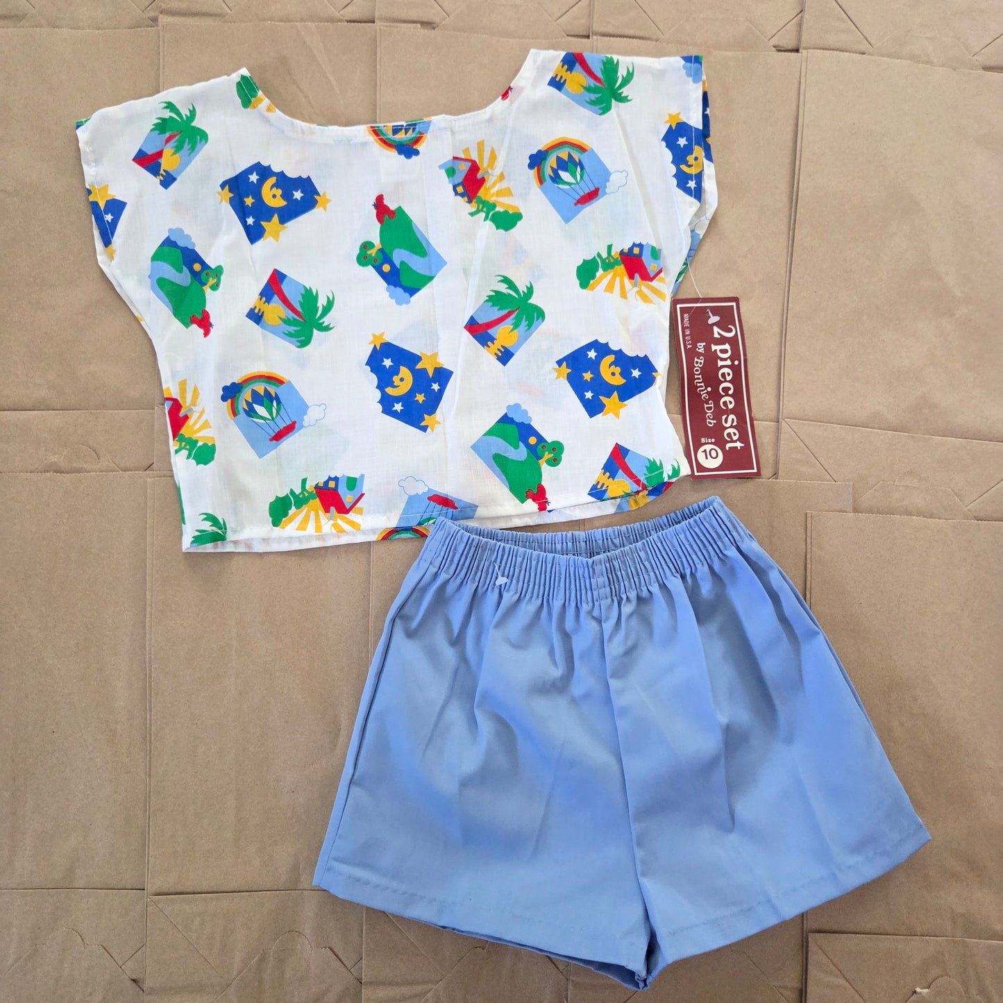 80s Vintage Deadstock Outfit kids 7/8