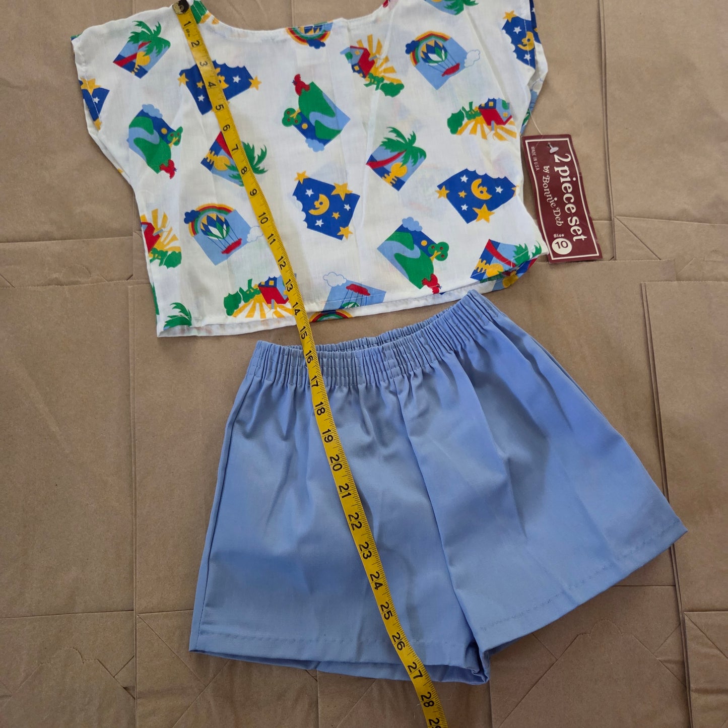 80s Vintage Deadstock Outfit kids 7/8