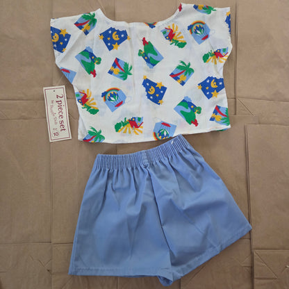 80s Vintage Deadstock Outfit kids 7/8