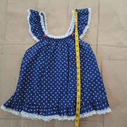 70s/80s Vintage Floral Tunic kids 6